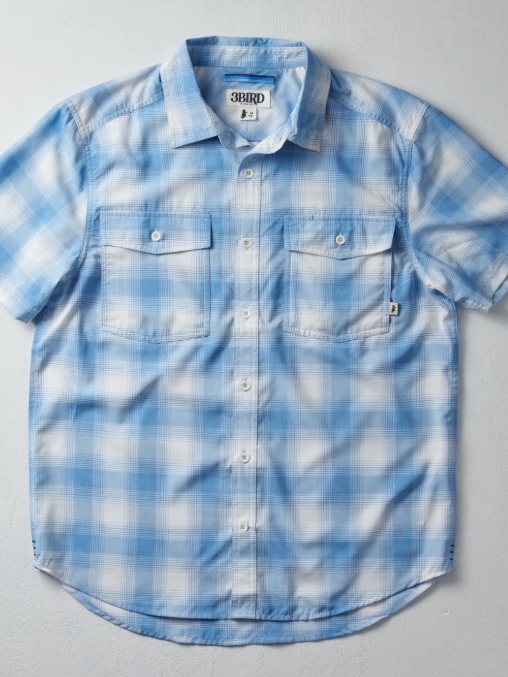 3BIRD Lightweight Short Sleeve Kingfisher Shirt